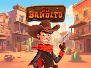 Slot Wild Bandito featuring a smiling bandit in a sombrero