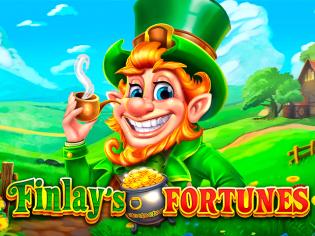 Slot Finlay's Fortune with a leprechaun holding a pot of gold