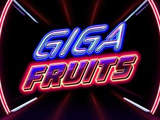 Slot Giga Fruits with glowing fruit symbols