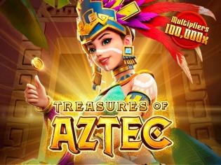 Slot Treasures of Aztec featuring an Aztec princess