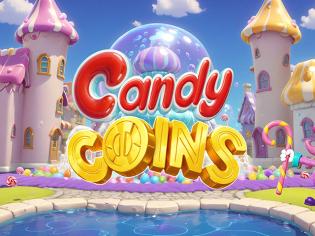 Slot Candy Coins with colorful candy and coins